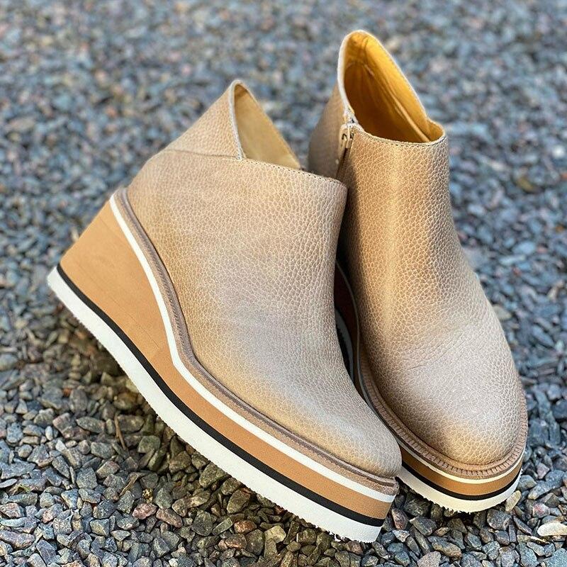 Comfortabele Enkellaarsjes Plateau Zool Mira