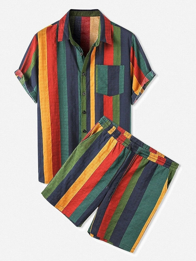 Luchtige 2-delig Set Brent met Unieke Print Comfortabel - Mode Vibes