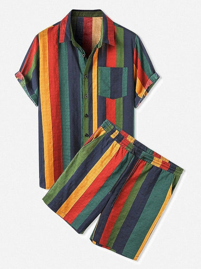 Luchtige 2-delig Set Brent met Unieke Print Comfortabel - Mode Vibes