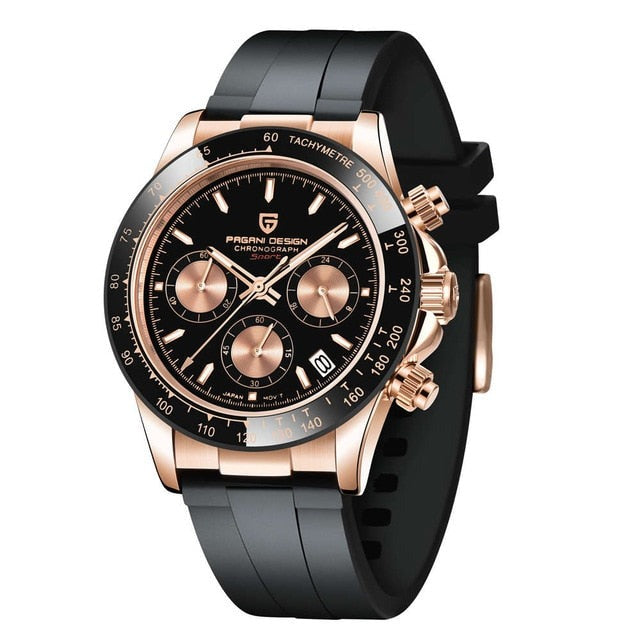 RVS Herenhorloge Sapphire Blauw Luxe Design