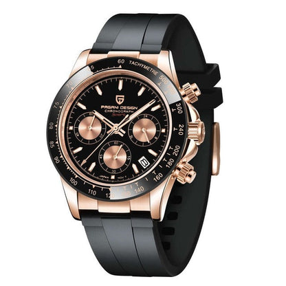 RVS Herenhorloge Sapphire Blauw Luxe Design
