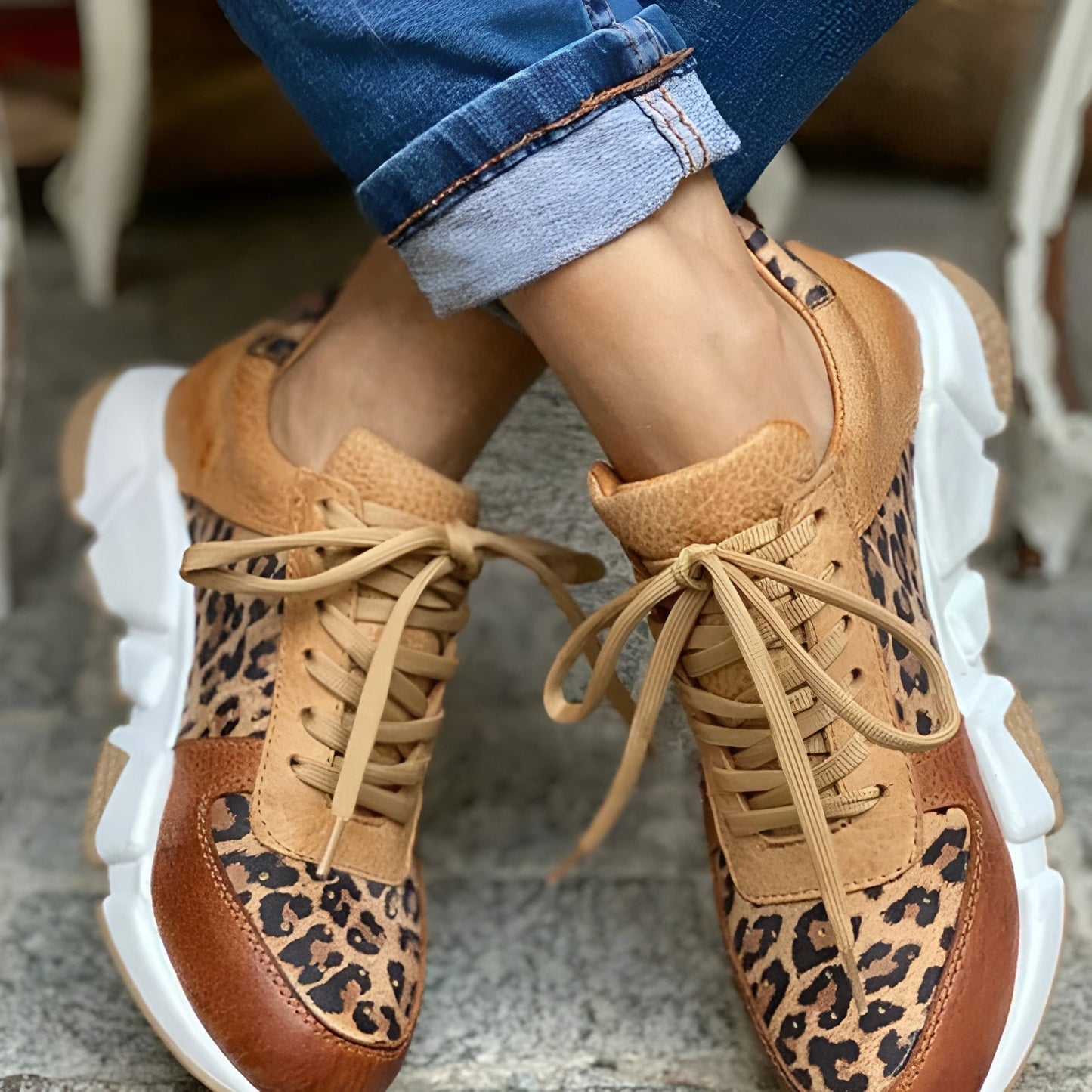 Aurelio | Comode scarpe leopardate