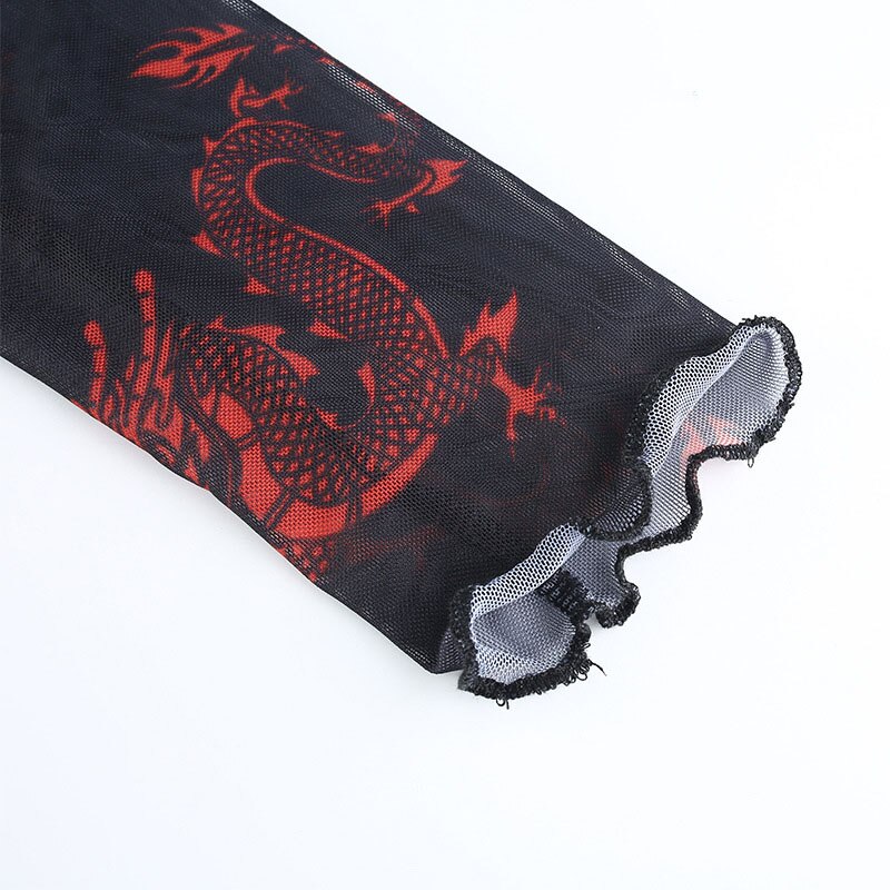 Mesh Dragon Tasje voor een Avondje Uit
