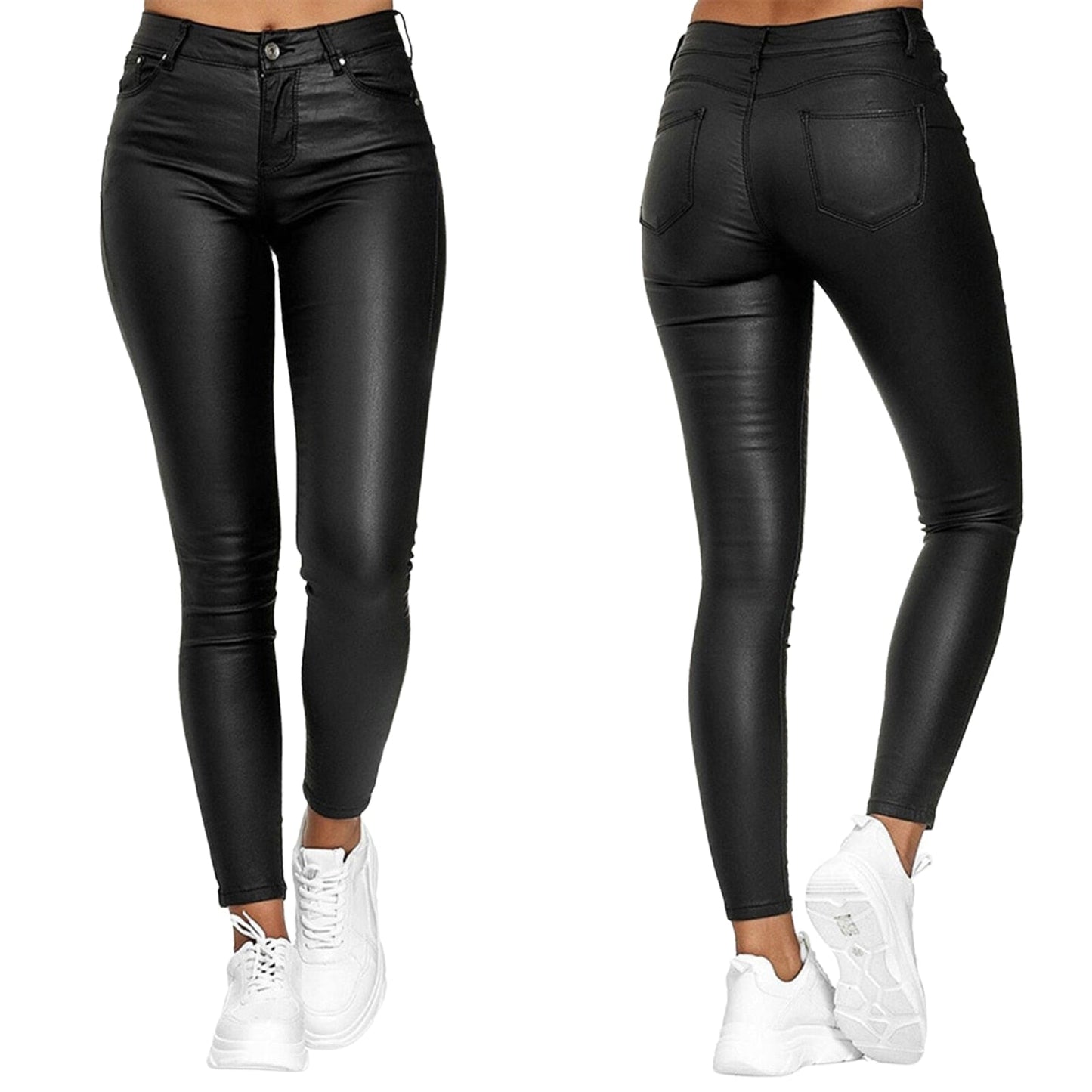 Luxe Leren Stretch Broek