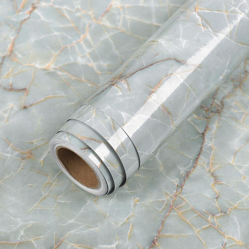 Marmer Look Sticker Waterdicht voor Muren en Meubels