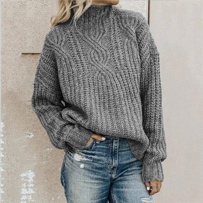 Gebreide Trui voor Dames Oversized Zacht Warm
