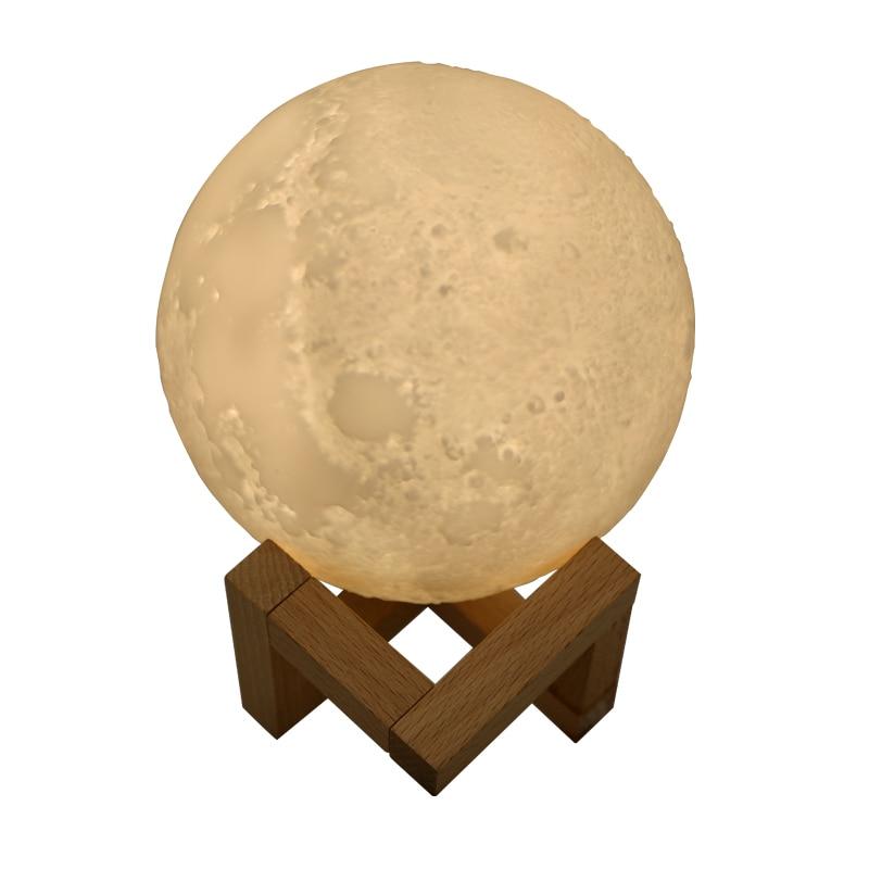 Luchtbevochtiger en Lamp in Een: Moon Air Purifier Modern Design