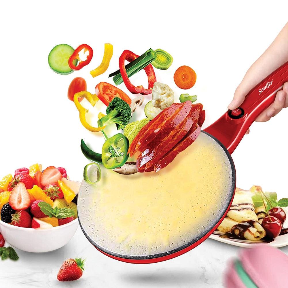 Elektrische Crêpe Pan CrêpeMaker Met Thermostaat - Mode Vibes