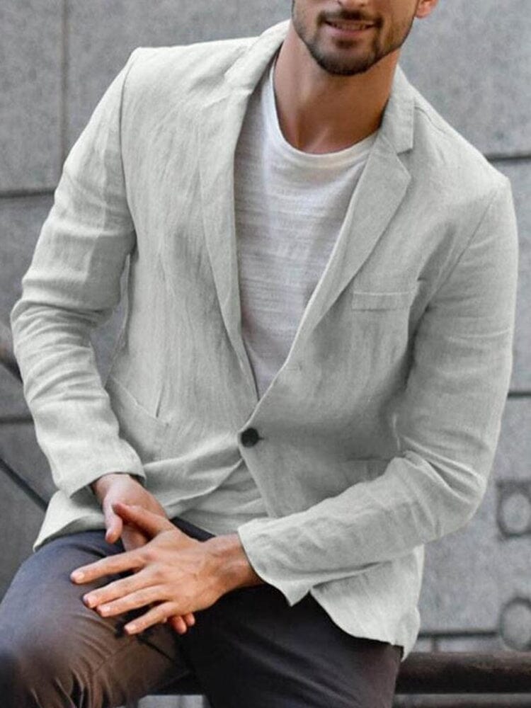 Casual Blazer van Zacht Katoen voor Dagelijks Gebruik