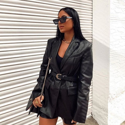 Dames Blazer Getailleerd Lang Model Selene