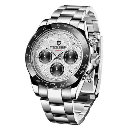 RVS Herenhorloge Sapphire Blauw Luxe Design