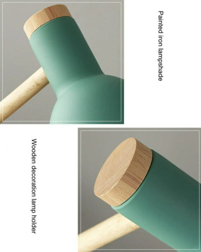 Sobere Houten Tafellamp Scandinavisch Design
