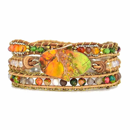 Hamsa Armband met Amazonesteen Zahara Model