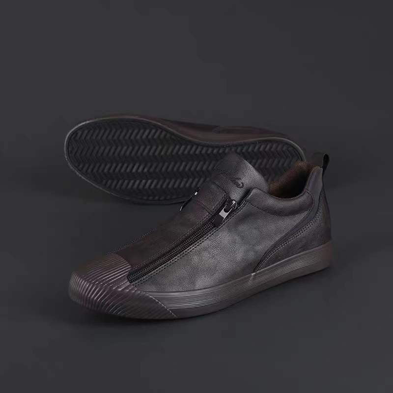 Heren Sneakers Comfortabel met Rits Noah