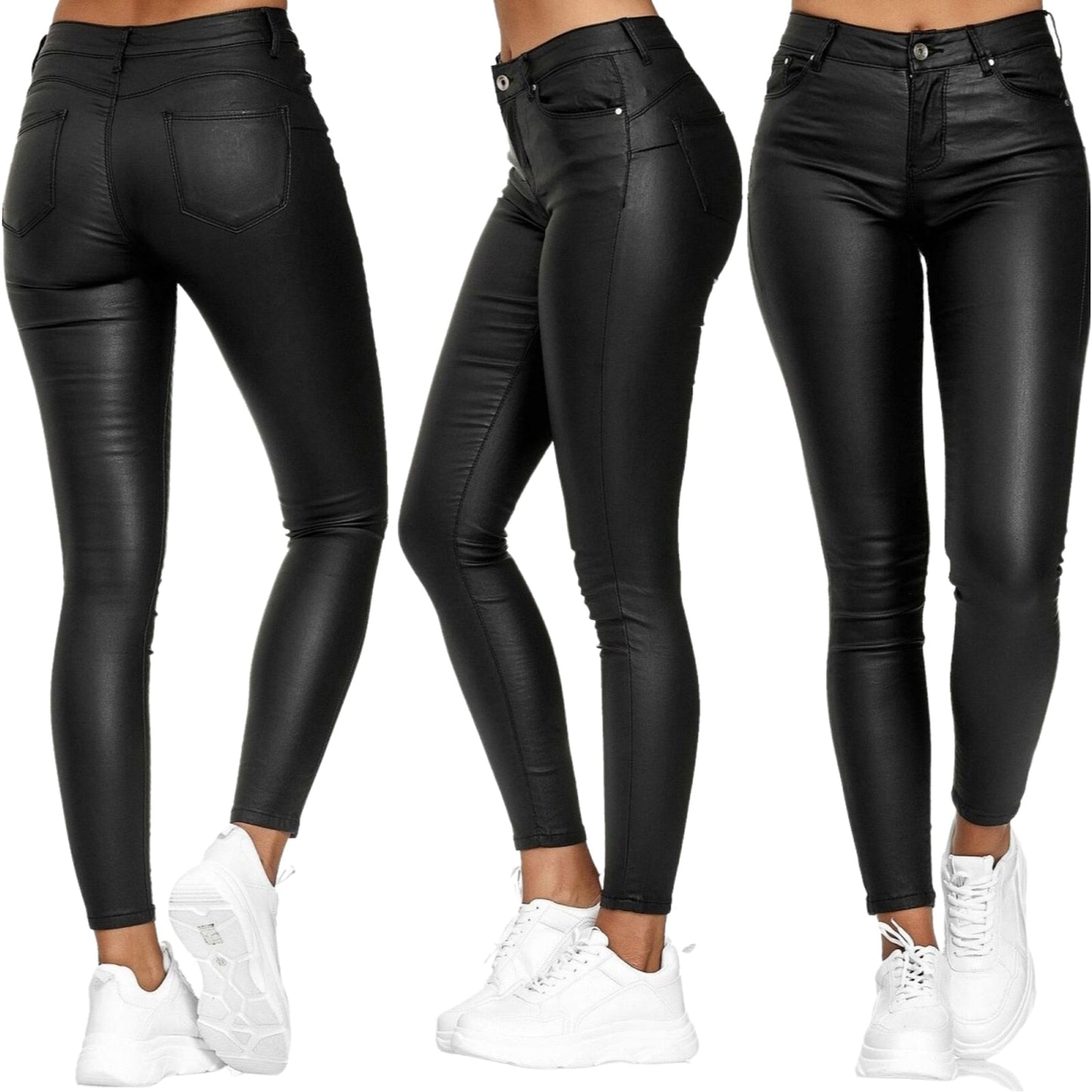 Luxe Leren Stretch Broek