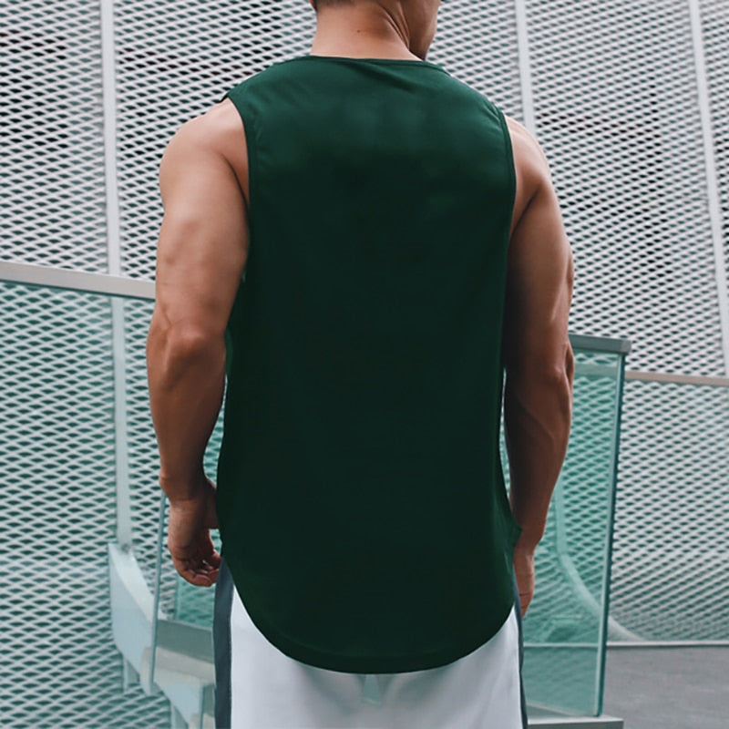 Tanktop Heren Fitness Sportief Comfortabel