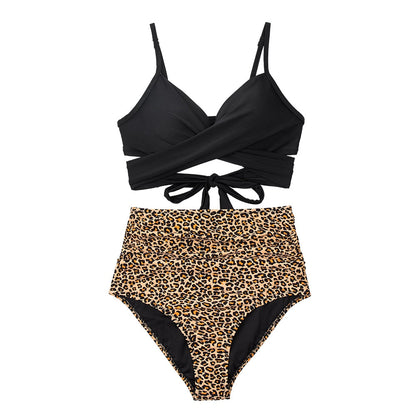 Hoge Bikini BroekSexy High Waist Badpak