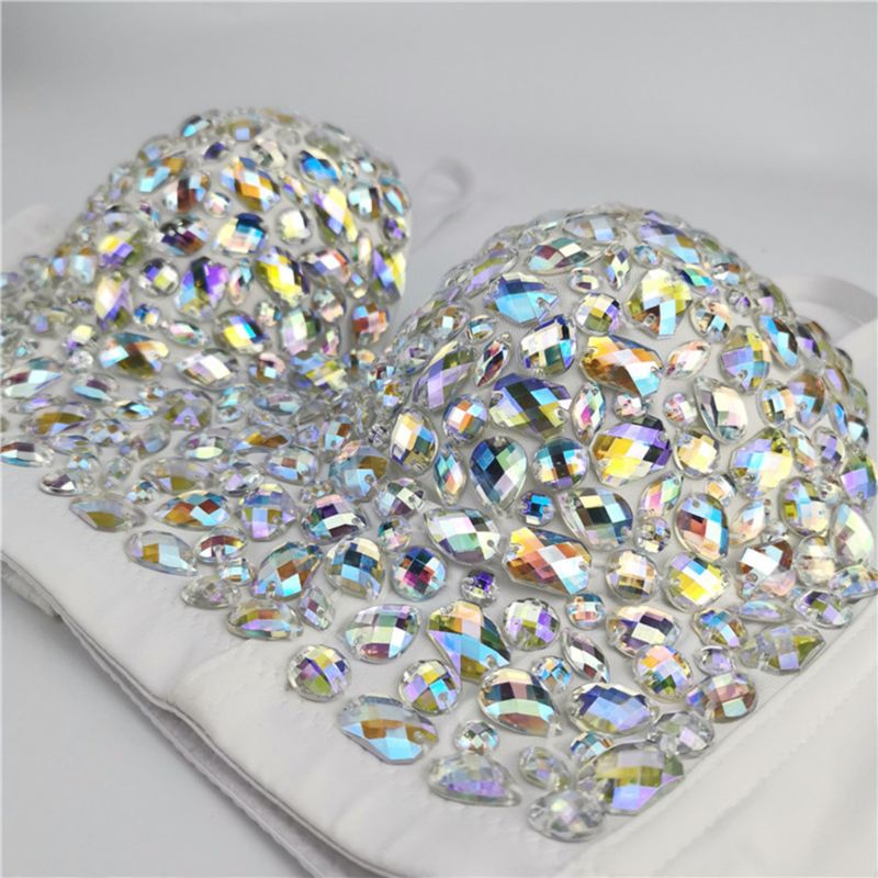 Festival Top met Glitter | Faye Diamond Strik