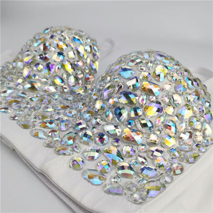 Festival Top met Glitter | Faye Diamond Strik