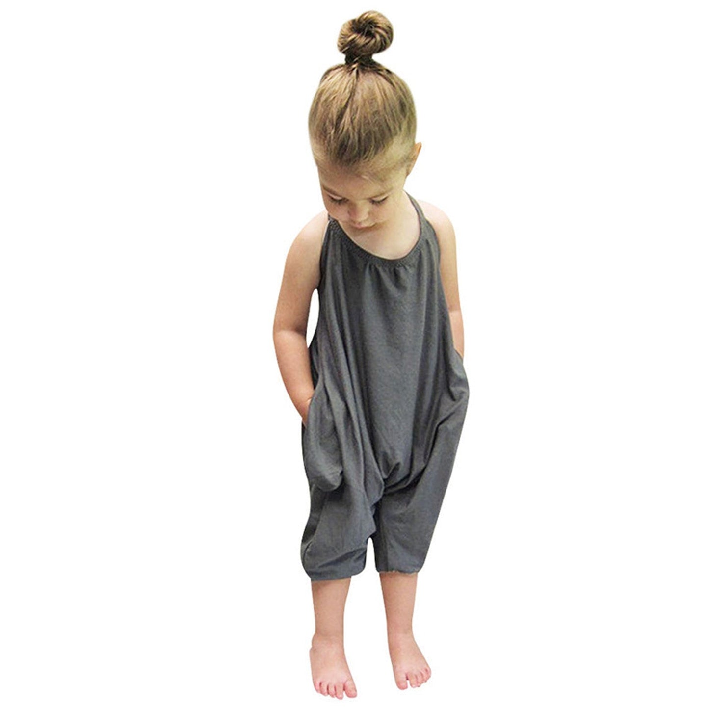 Meisjes Jumpsuit Halter Neck Jurk Mila