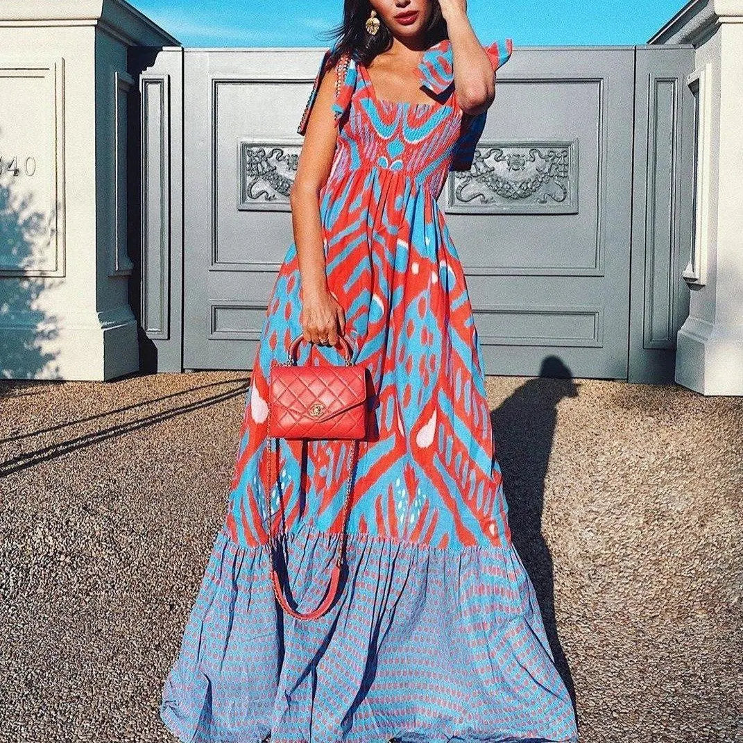 Vrouwelijke Zomerjurk Korte Demi Modejurk - Mode Vibes