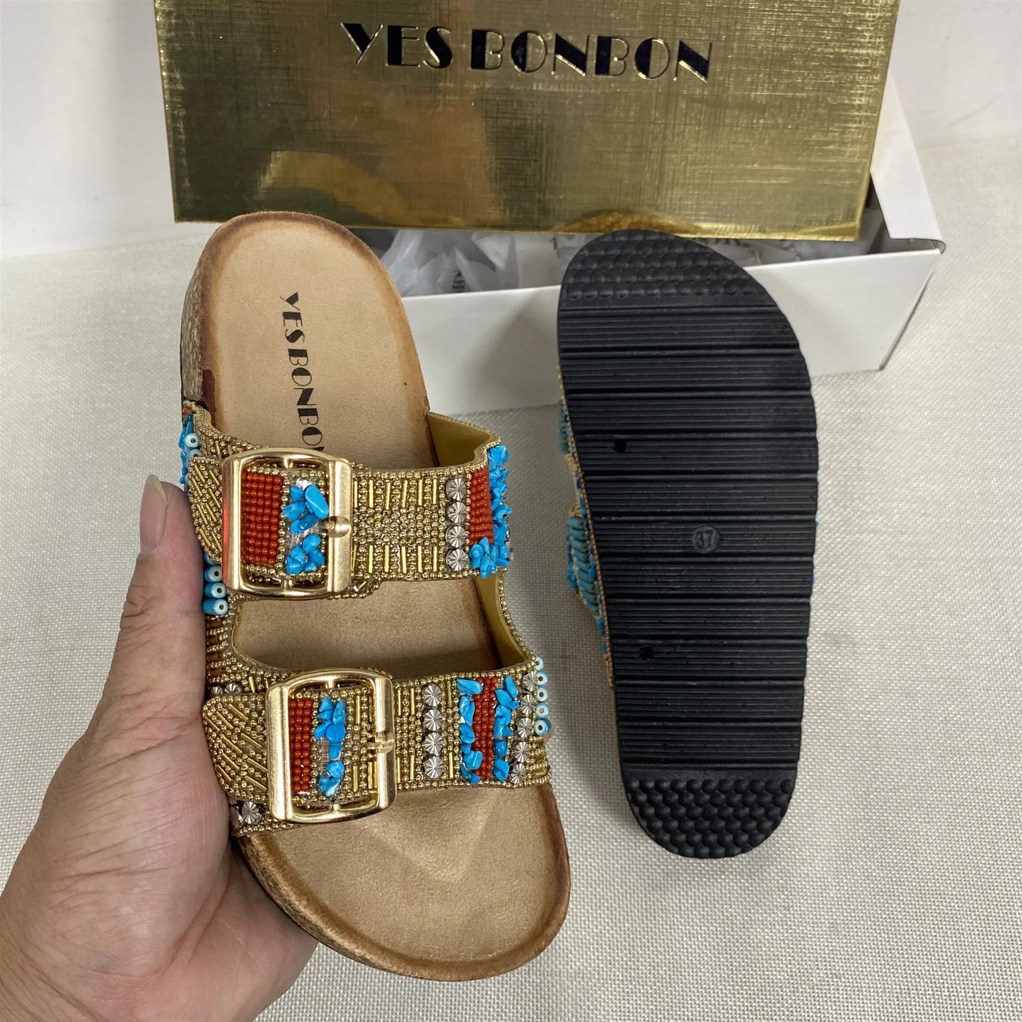 Retro Sandalen dames klassiek comfortabel - Mode Vibes