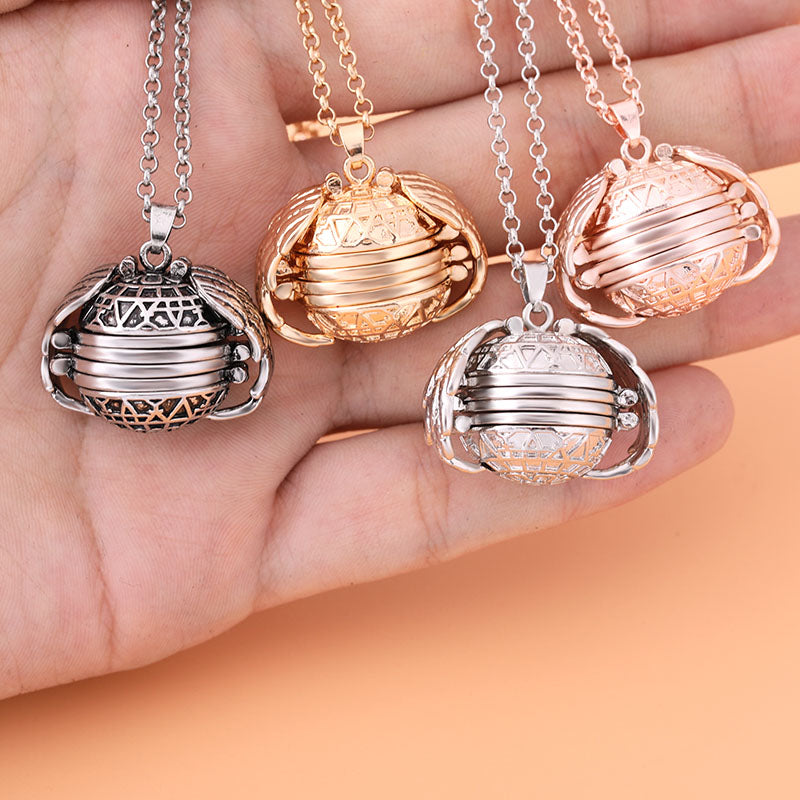 Foto Medaillon Ketting 4 Lagen Zilverkleurig Persoonlijk