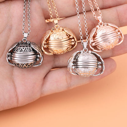 Foto Medaillon Ketting 4 Lagen Zilverkleurig Persoonlijk