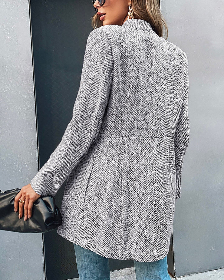 Casual Blazer Lange Mouwen voor Vrouw