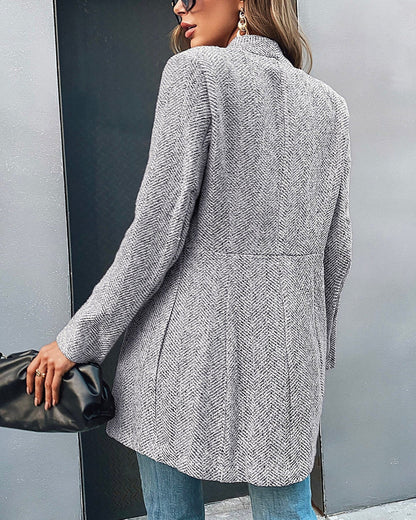 Casual Blazer Lange Mouwen voor Vrouw