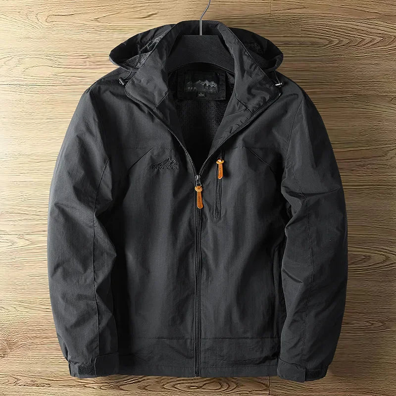 Waterdichte & Ademende Heren Outdoorjas – Winddicht & Functioneel