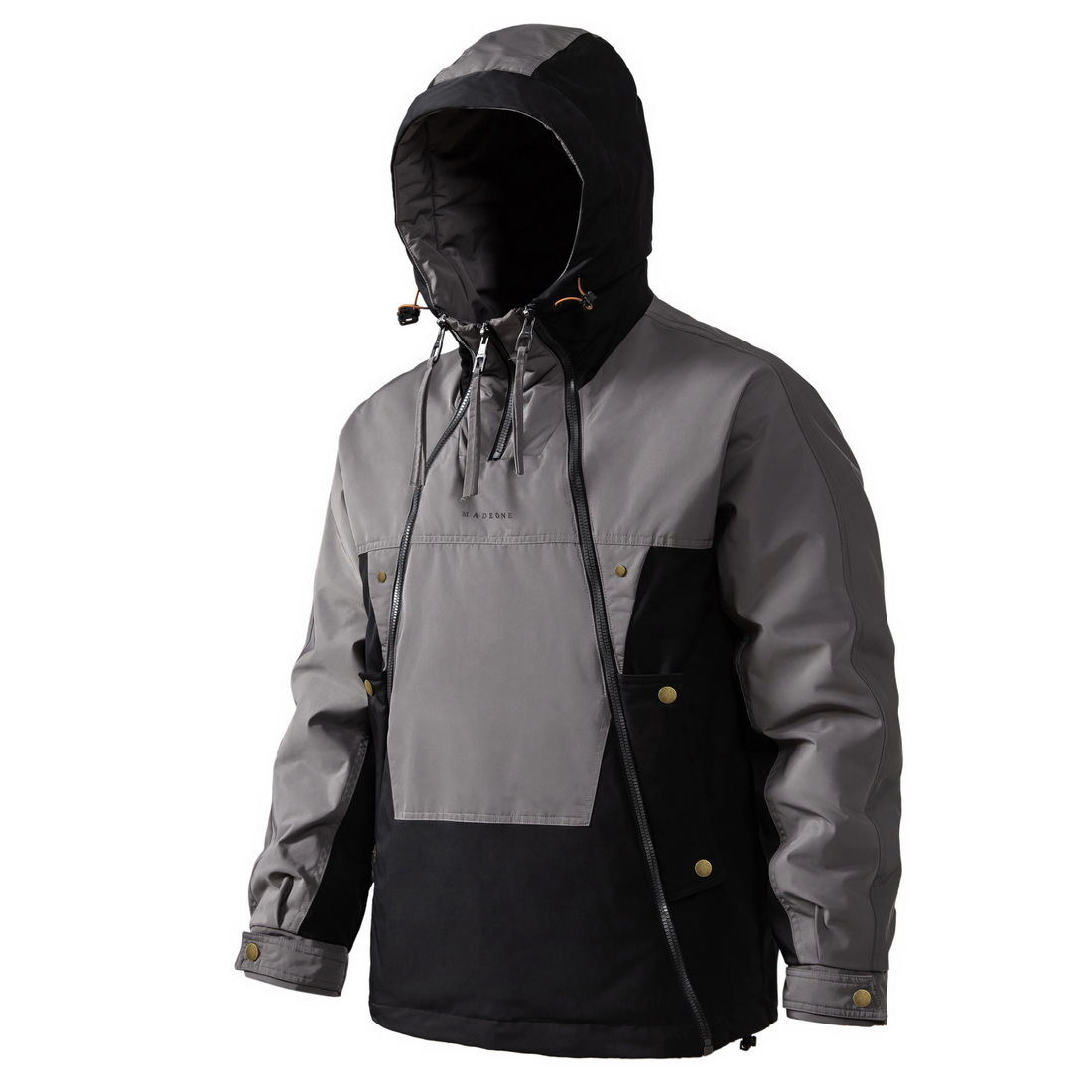 Heren Winterjas Dubbele Rits Waterdicht Warm Isolatie