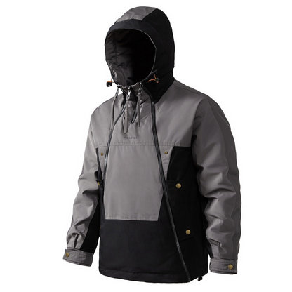 Heren Winterjas Dubbele Rits Waterdicht Warm Isolatie