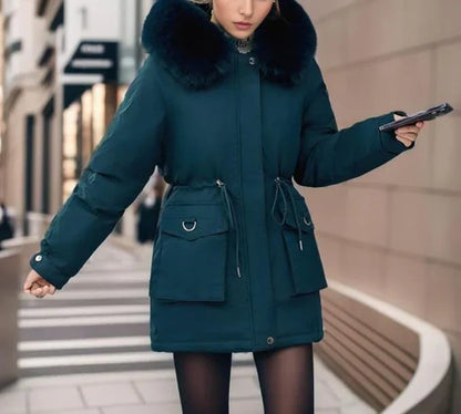 Elegante Winterjas voor Vrouw Warm en Stijlvol