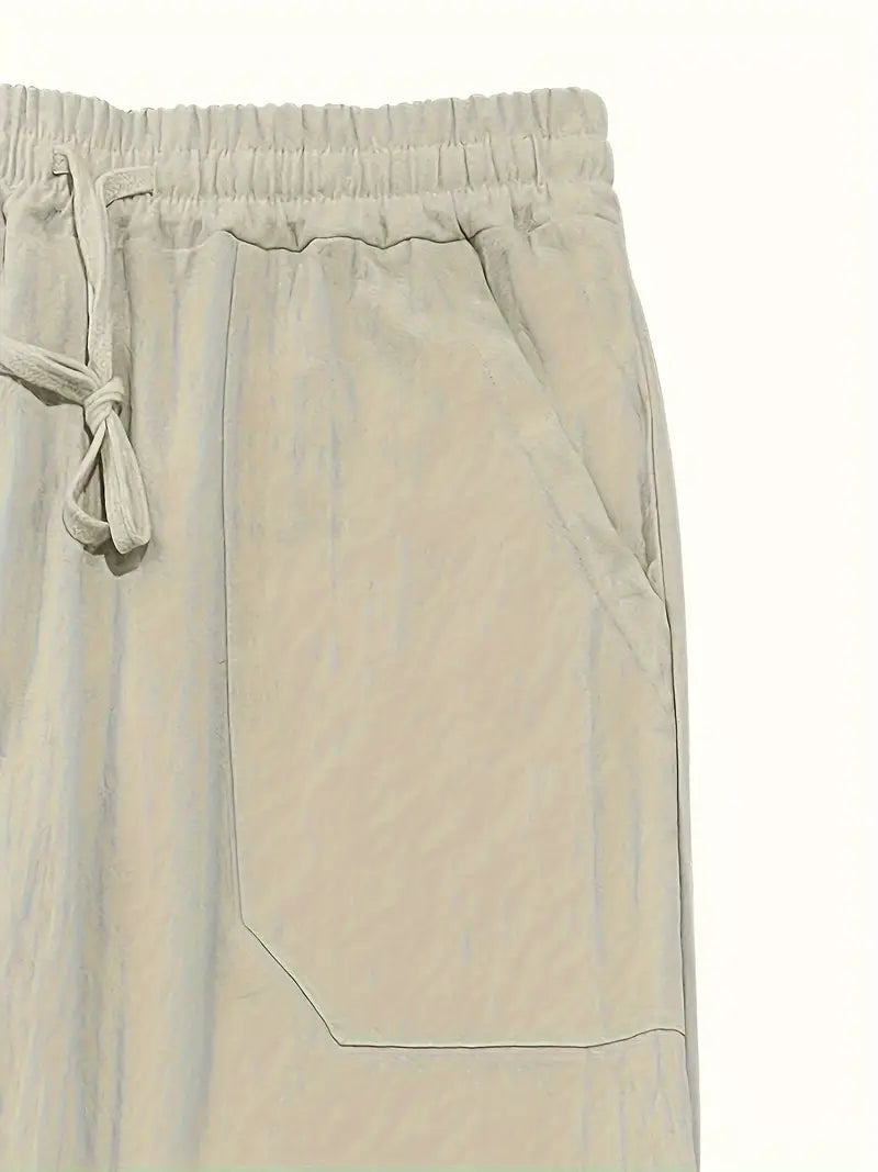 Linnen Herenbroek Casual Maes Zomerbroek Lichtgewicht