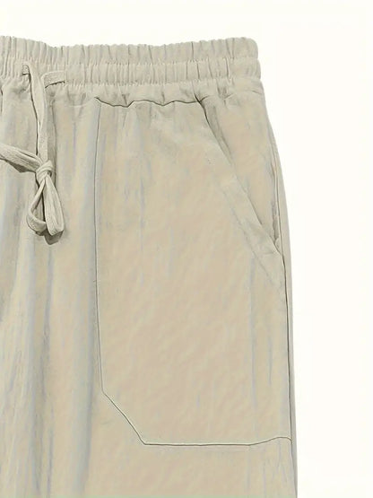 Linnen Herenbroek Casual Maes Zomerbroek Lichtgewicht