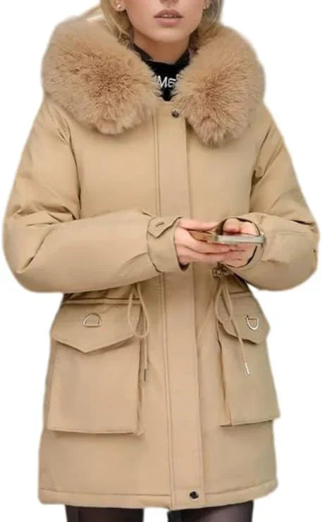 Elegante Winterjas voor Vrouw Warm en Stijlvol