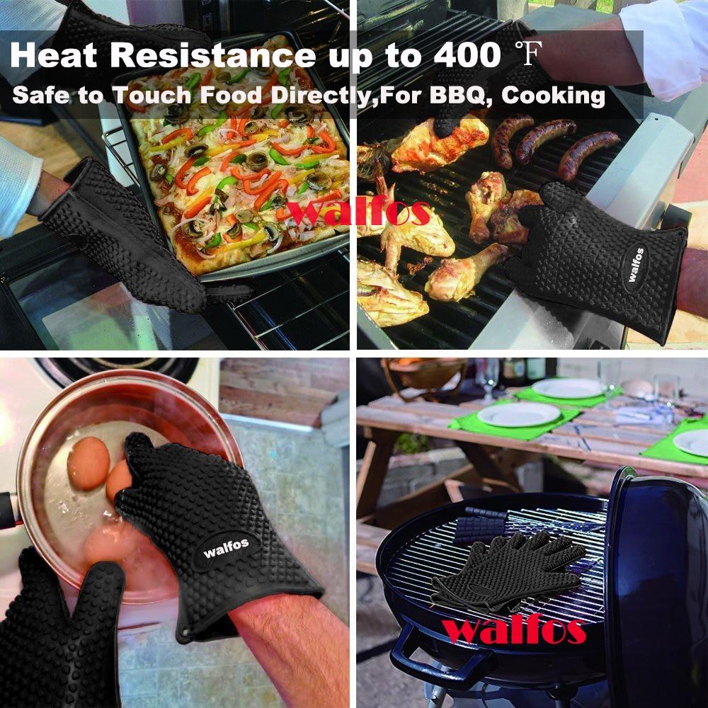 Hittebestendige Grillhandschoenen Beschermend voor BBQ