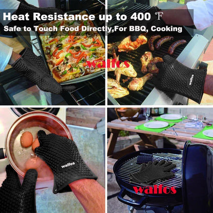 Hittebestendige Grillhandschoenen Beschermend voor BBQ