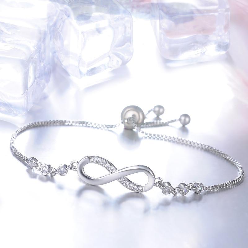 Infinity Armband Verstelbaar Stijlvolle Nova Zilver