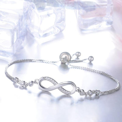 Infinity Armband Verstelbaar Stijlvolle Nova Zilver