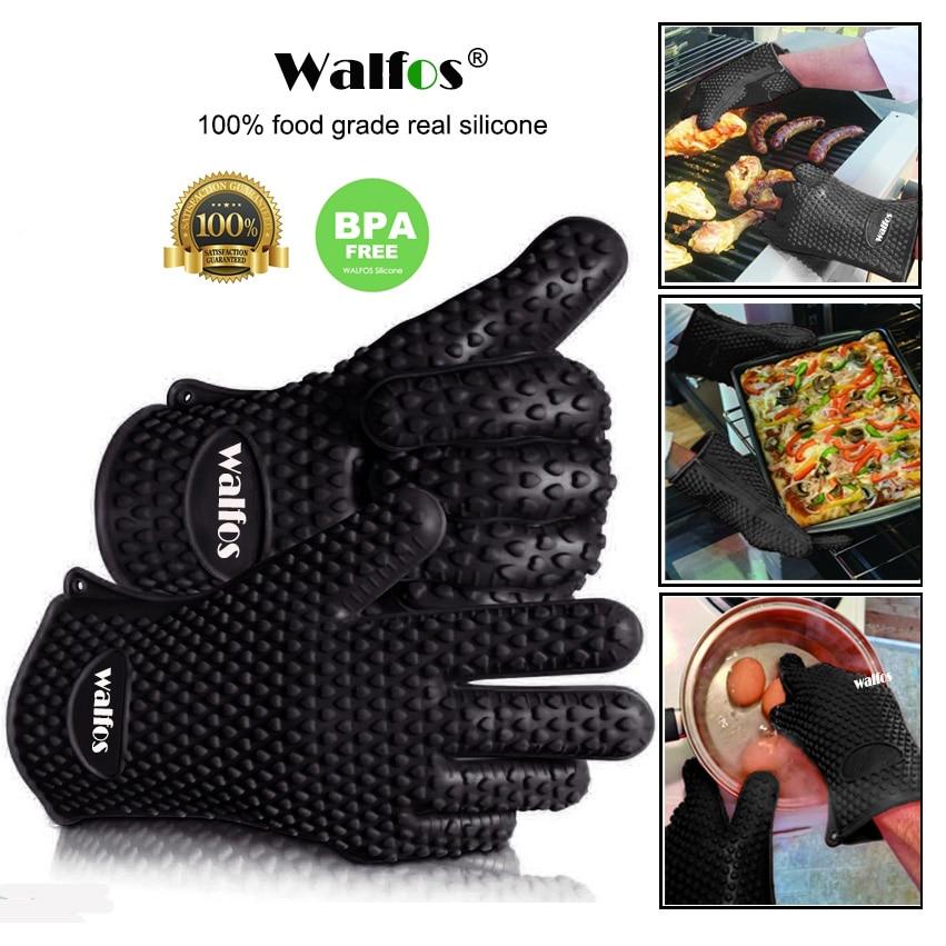 Hittebestendige Grillhandschoenen Beschermend voor BBQ