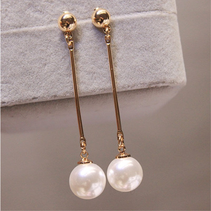 Parel Oorbellen Luxe Design Zilver