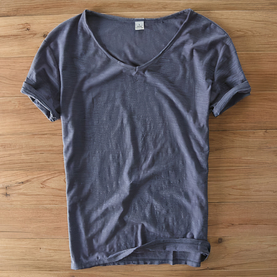 Heren Zomer T-Shirt Comfortabel Casuaal Katoen