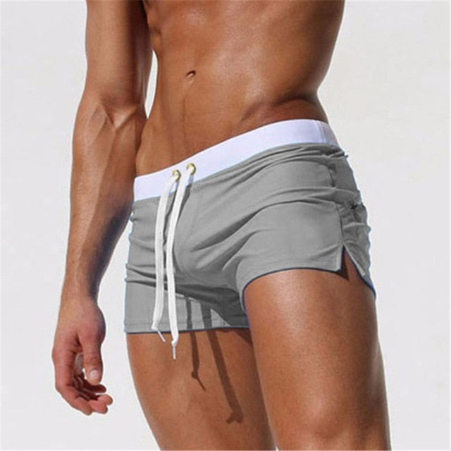 Heren Zwembroek Trendy Blauw Jace