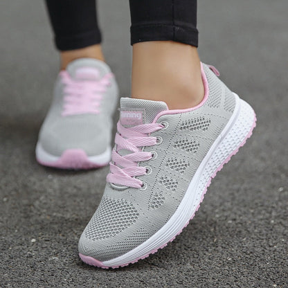 Dames Sneakers Lichtgewicht Ademend – Comfort Wandelschoenen voor Dagelijks Gebruik