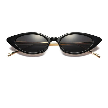Dames Zonnebril Retro Cat Eye UV Bescherming Smal Montuur