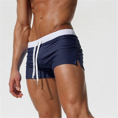 Heren Zwembroek Trendy Blauw Jace