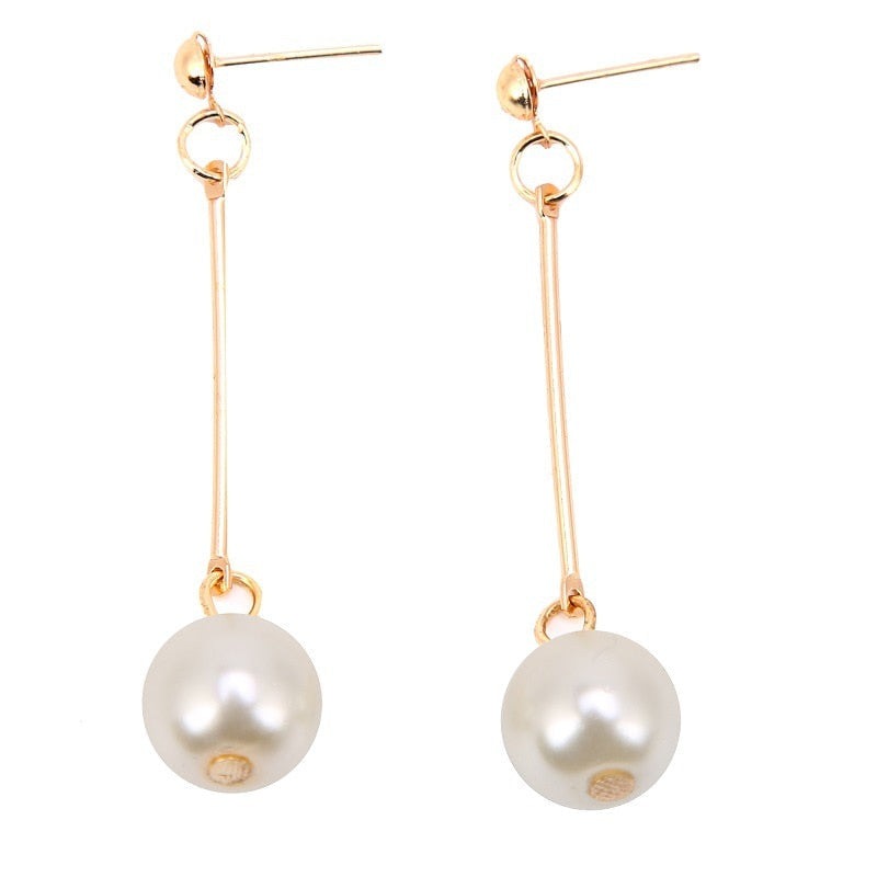 Parel Oorbellen Luxe Design Zilver