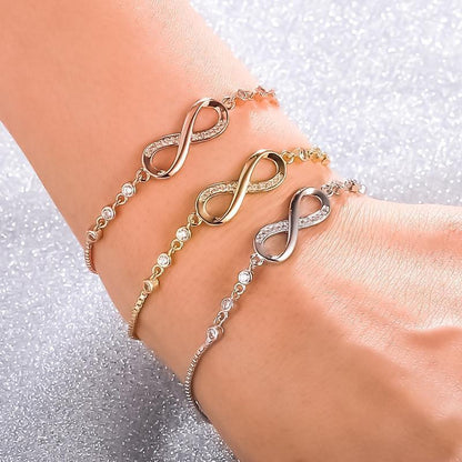 Infinity Armband Verstelbaar Stijlvolle Nova Zilver - Mode Vibes